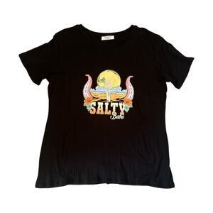 Salty Babe Graphic T-Shirt Tee Medium New No Tags